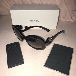 Prada Baroque Sunglasses - PR 27NS - Havana